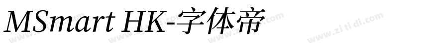 MSmart HK字体转换